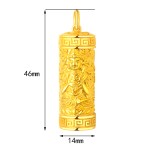 999 Pure Gold Mahasthamaprapta Guardian Pendant - Horse Zodiac Birth Buddha